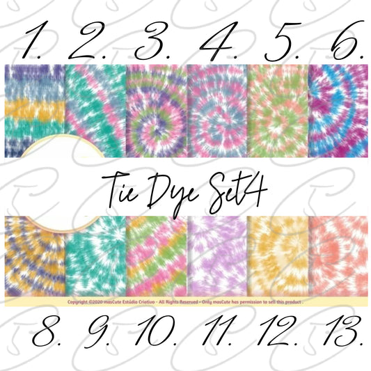 Pastel TieDye Full Sheets