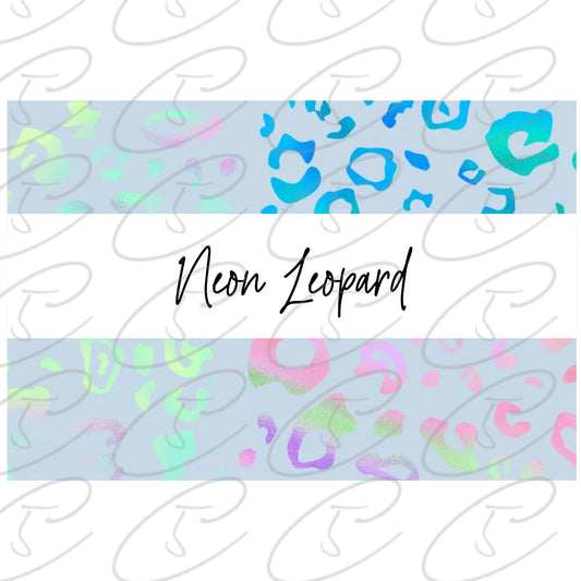 Neon Leopard Full Sheets