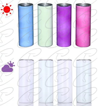 20oz UV Changing Straight Tumbler